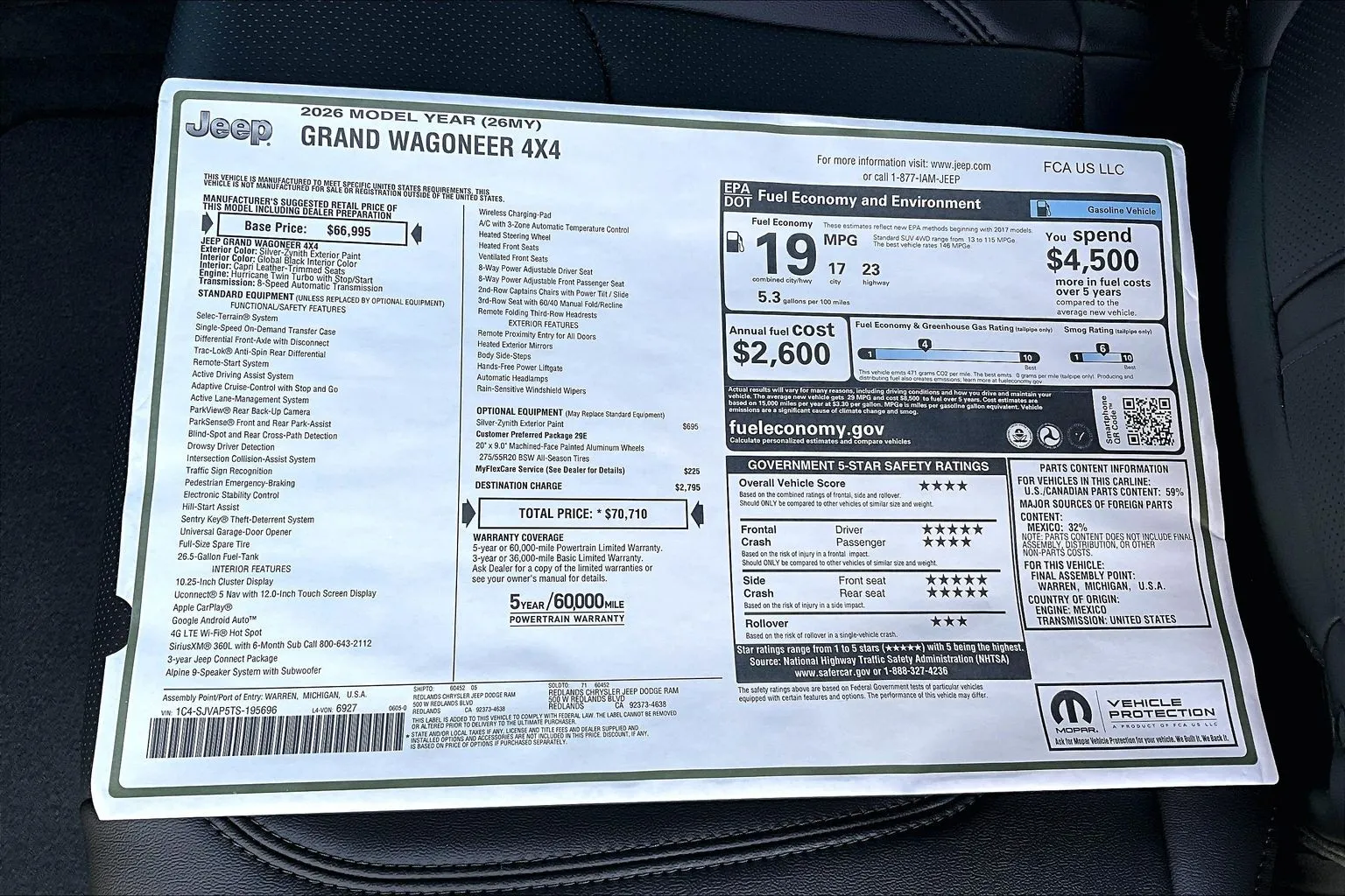 2026 Jeep Grand Wagoneer Base - Photo 34