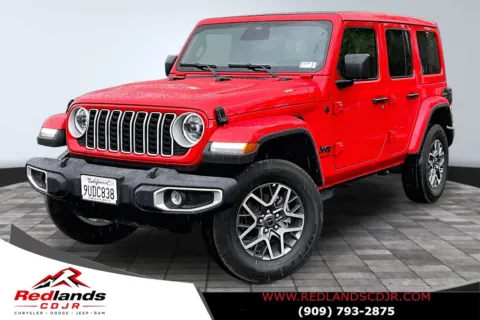 Red 2026 Jeep Wrangler Sahara for sale in Redlands, CA