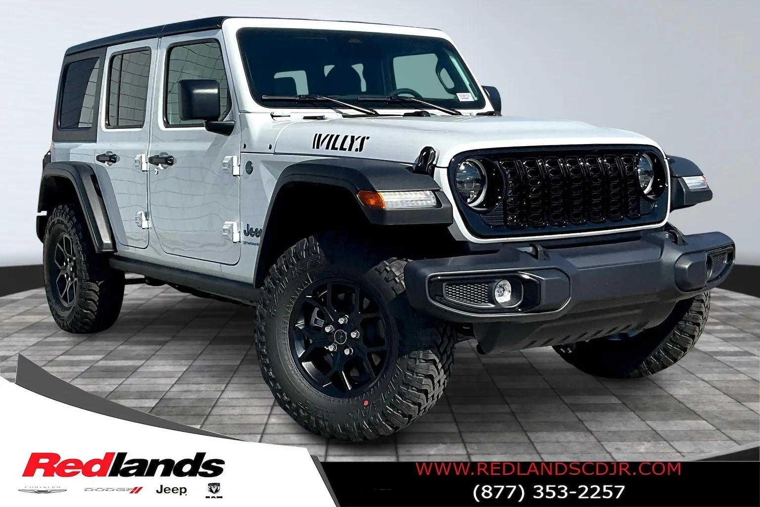 White 2025 Jeep Wrangler Willys 4xe for sale in Redlands, CA
