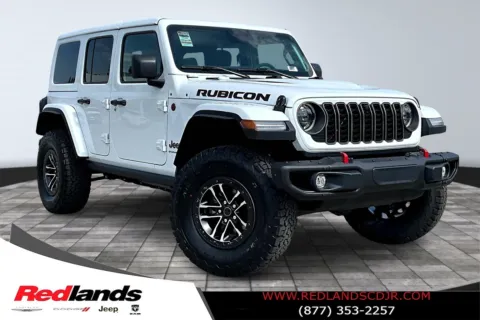 White 2025 Jeep Wrangler Rubicon X for sale in Redlands, CA