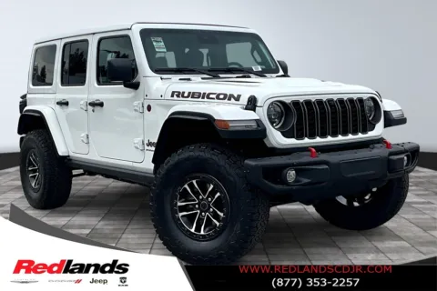 White 2025 Jeep Wrangler Rubicon X for sale in Redlands, CA