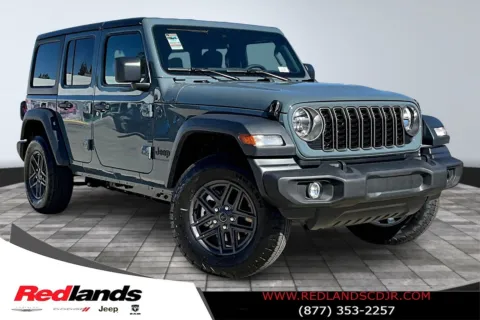 Gray 2025 Jeep Wrangler Sport S for sale in Redlands, CA