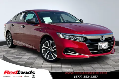 Red 2022 Honda Accord Hybrid for sale in Redlands, CA