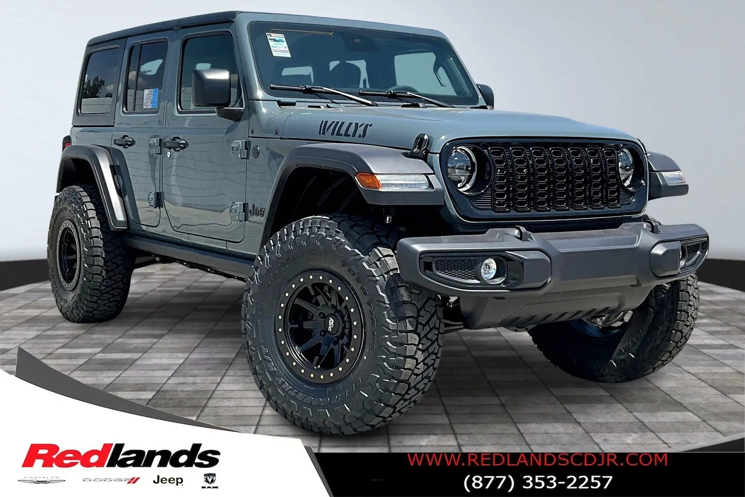 Gray 2025 Jeep Wrangler Willys for sale in Redlands, CA