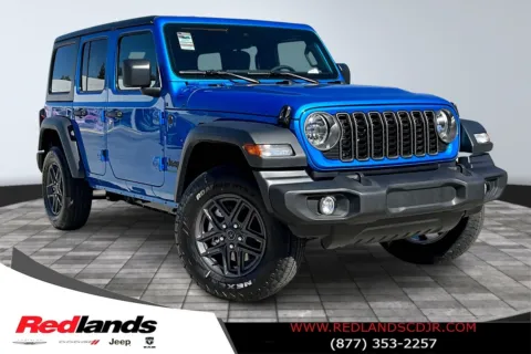 Blue 2025 Jeep Wrangler Sport S for sale in Redlands, CA