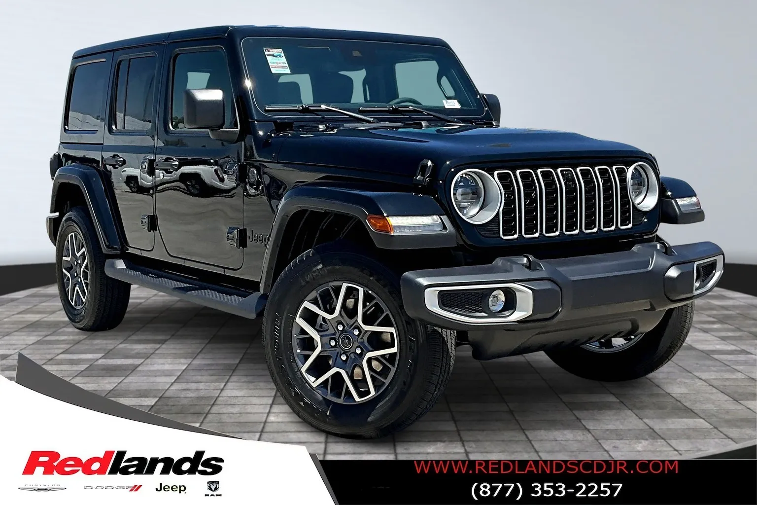 Black 2025 Jeep Wrangler Sahara for sale in Redlands, CA