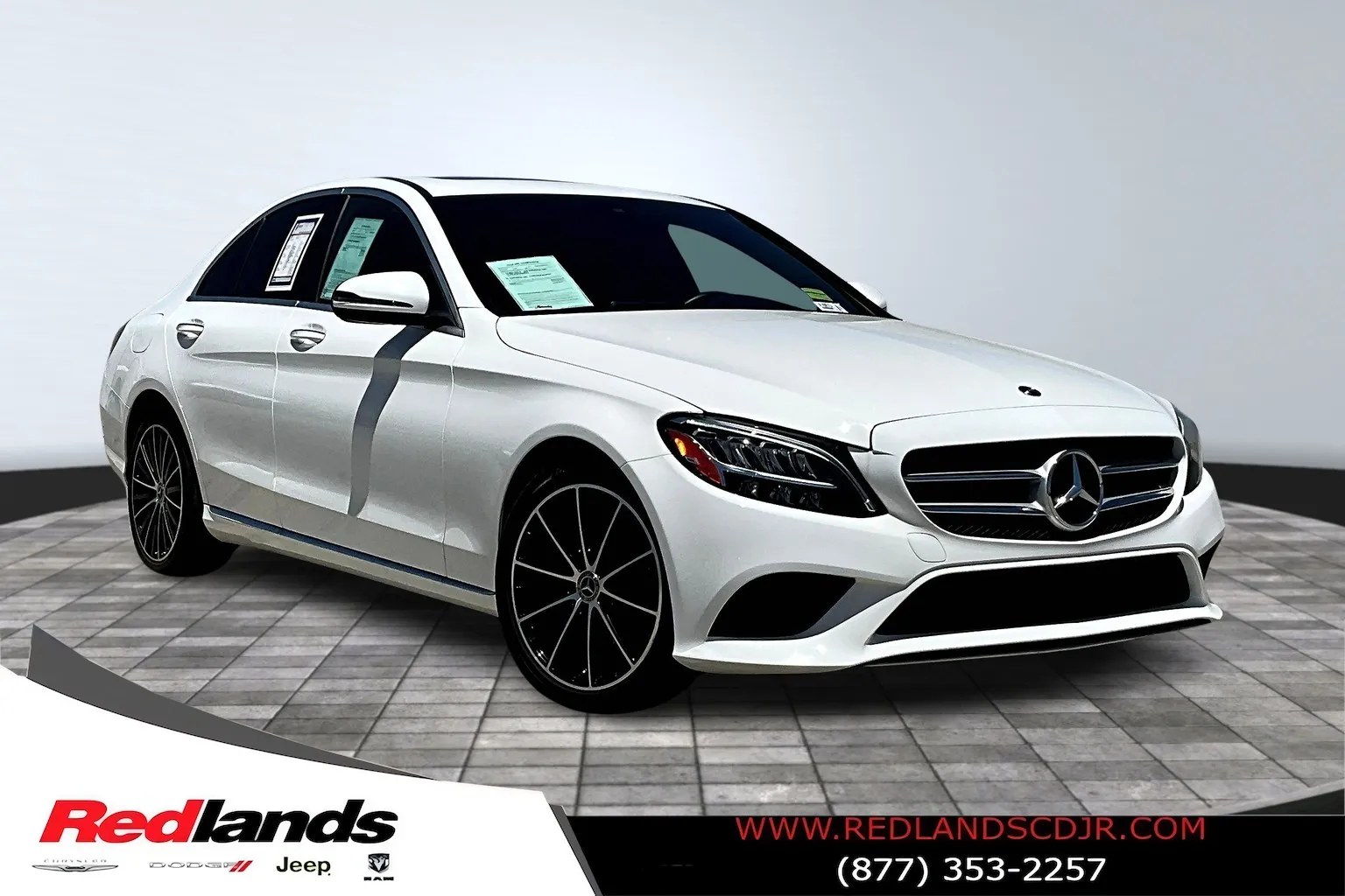 White 2021 Mercedes-Benz C-Class C 300 for sale in Redlands, CA