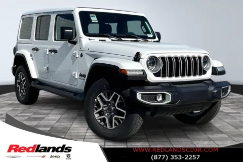 White 2025 Jeep Wrangler Sahara for sale in Redlands, CA