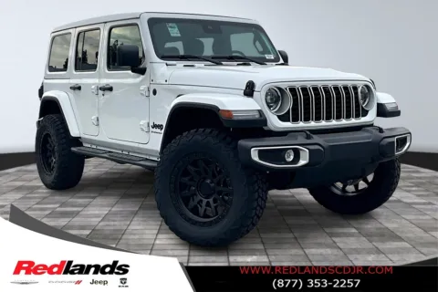 White 2025 Jeep Wrangler Sahara for sale in Redlands, CA