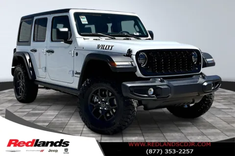 White 2025 Jeep Wrangler Willys for sale in Redlands, CA