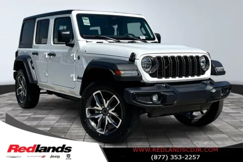 White 2025 Jeep Wrangler Sport S 4xe for sale in Redlands, CA