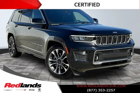 Black 2023 Jeep Grand Cherokee L Overland for sale in Redlands, CA