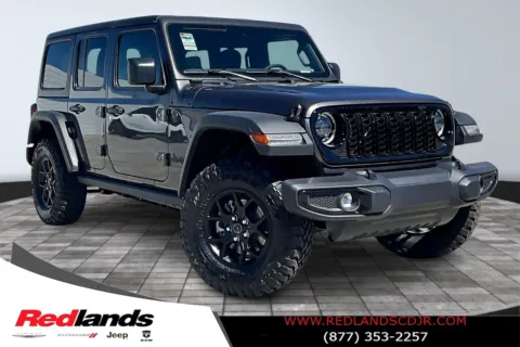 Gray 2025 Jeep Wrangler Willys for sale in Redlands, CA