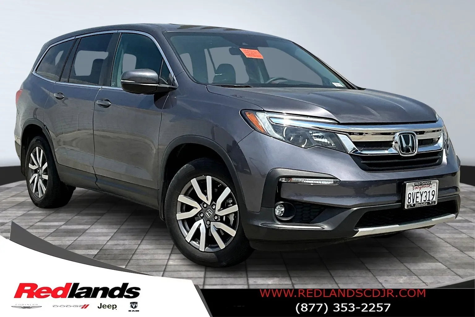 Black 2021 Honda Pilot EX-L for sale in Redlands, CA