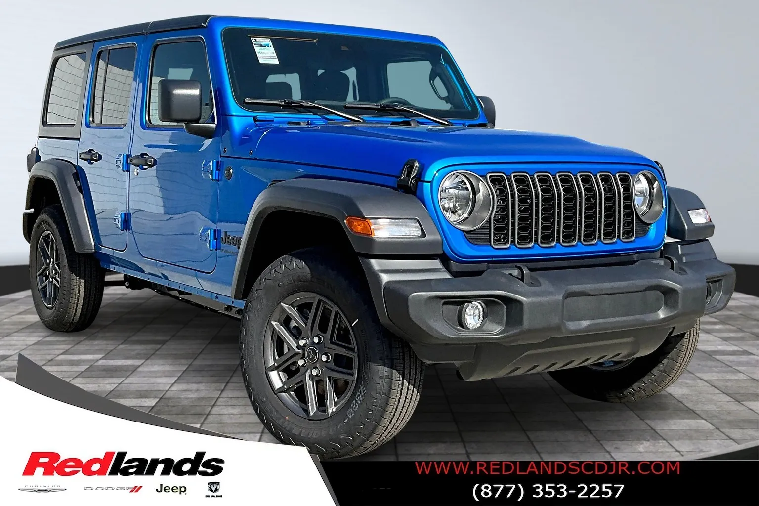 Blue 2025 Jeep Wrangler Sport S for sale in Redlands, CA