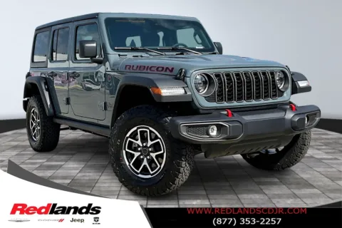 Gray 2025 Jeep Wrangler Rubicon for sale in Redlands, CA