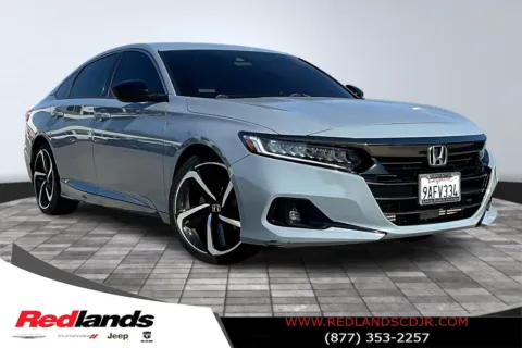 Gray 2021 Honda Accord Sport for sale in Redlands, CA