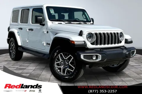 White 2025 Jeep Wrangler Sahara for sale in Redlands, CA