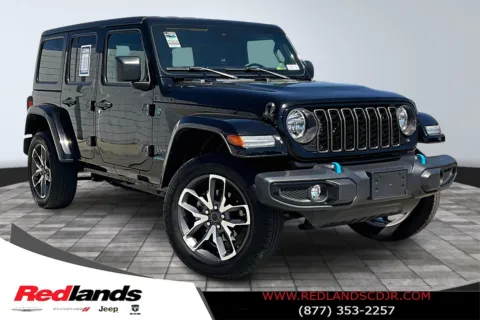 Black 2024 Jeep Wrangler Sport S 4xe for sale in Redlands, CA