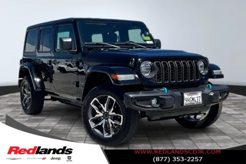 Black 2024 Jeep Wrangler Sport S 4xe for sale in Redlands, CA
