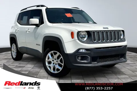 White 2015 Jeep Renegade Latitude for sale in Redlands, CA