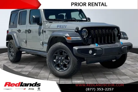 Gray 2023 Jeep Wrangler Base 4xe for sale in Redlands, CA