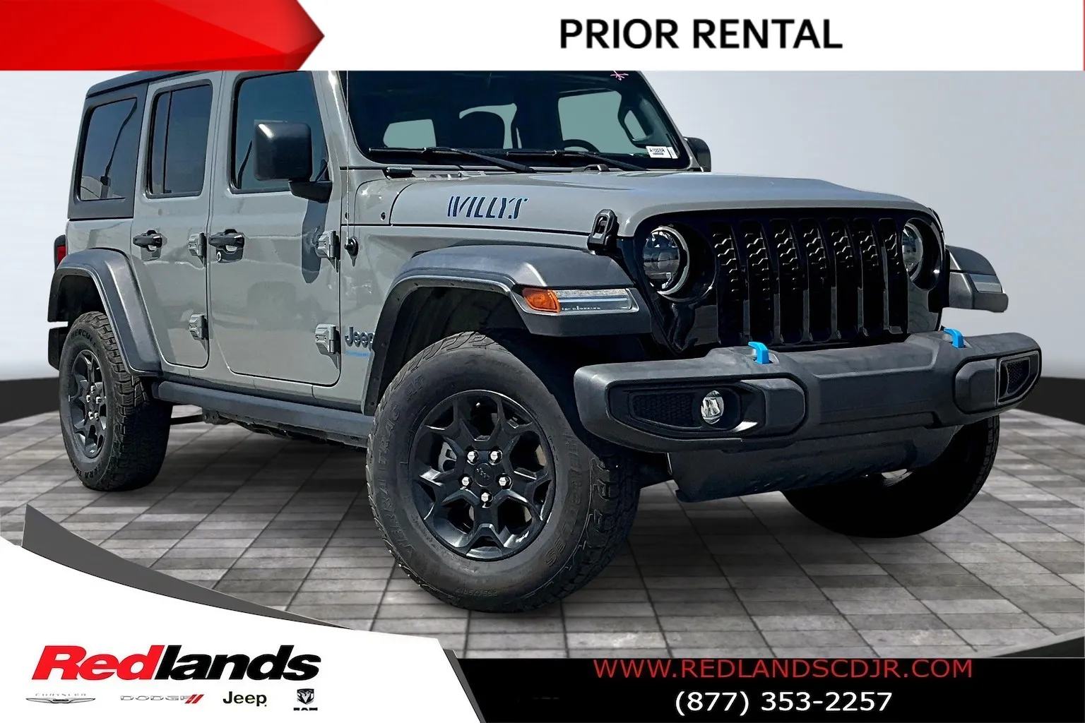 Gray 2023 Jeep Wrangler Base 4xe for sale in Redlands, CA