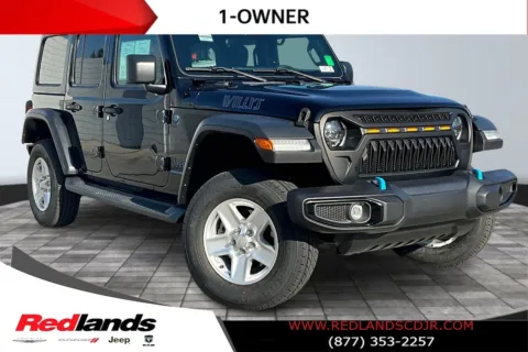 Black 2024 Jeep Wrangler Willys 4xe for sale in Redlands, CA