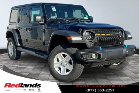 Black 2024 Jeep Wrangler Willys 4xe for sale in Redlands, CA