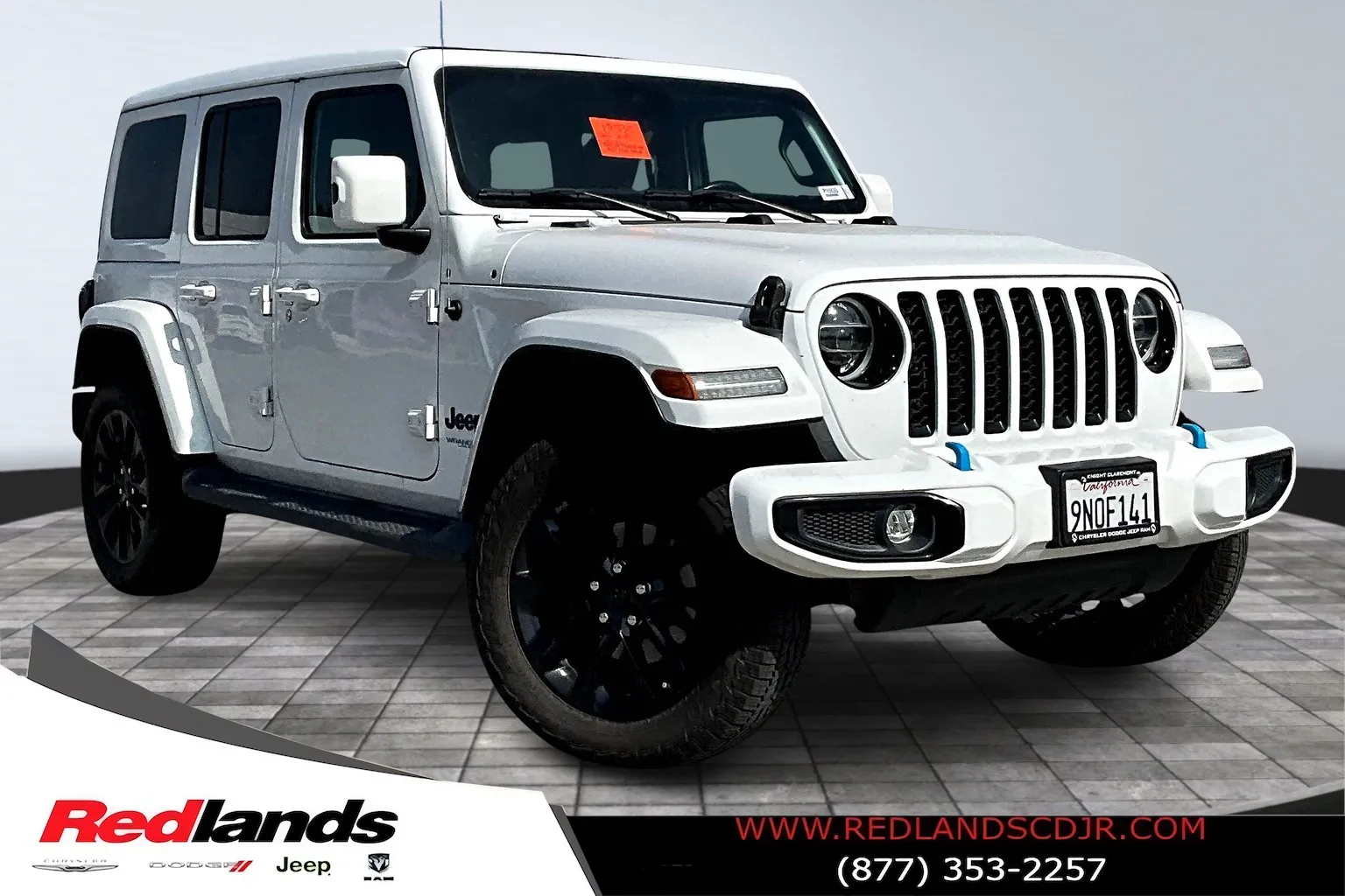 White 2021 Jeep Wrangler Unlimited Sahara High Altitude 4xe for sale in Redlands, CA