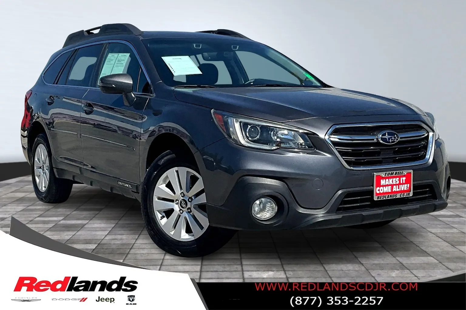 Gray 2018 Subaru Outback 2.5i Premium for sale in Redlands, CA