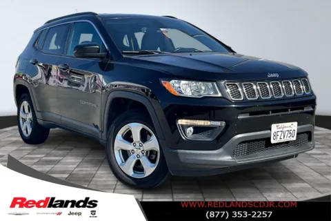 Black 2018 Jeep Compass Latitude for sale in Redlands, CA