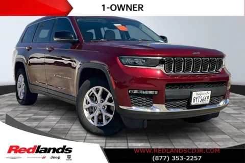 Red 2021 Jeep Grand Cherokee L Limited for sale in Redlands, CA