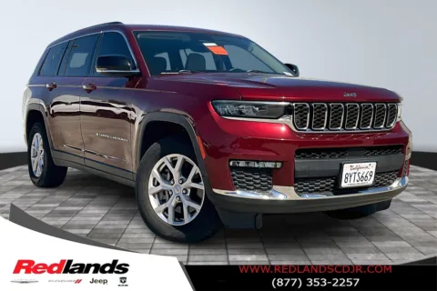 Red 2021 Jeep Grand Cherokee L Limited for sale in Redlands, CA