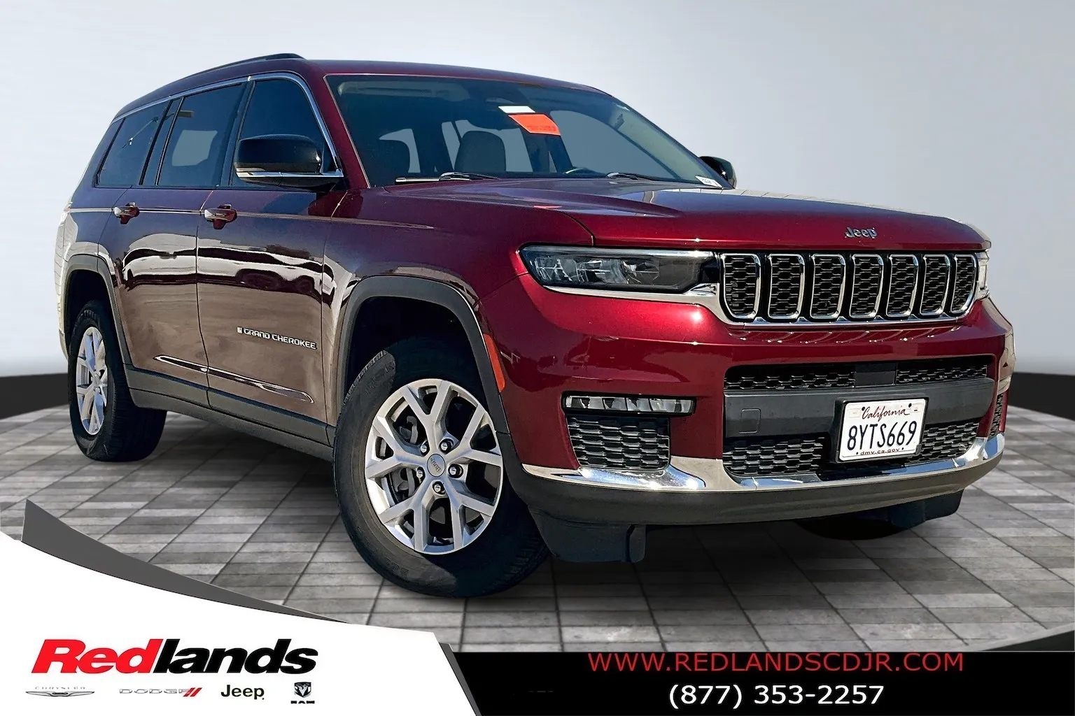 Red 2021 Jeep Grand Cherokee L Limited for sale in Redlands, CA