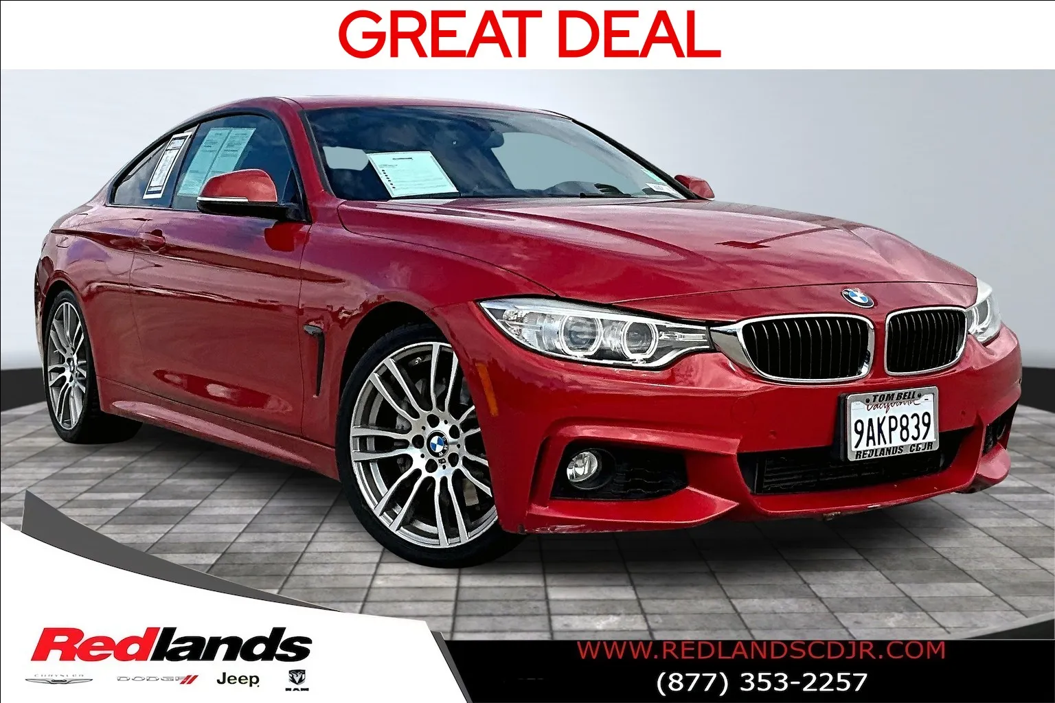 2016 BMW 4 Series 428i for sale in Redlands, CA