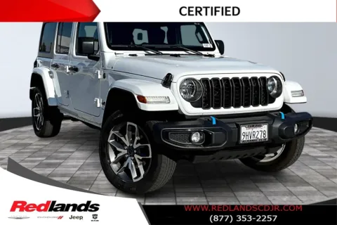 White 2024 Jeep Wrangler Sport S 4xe for sale in Redlands, CA