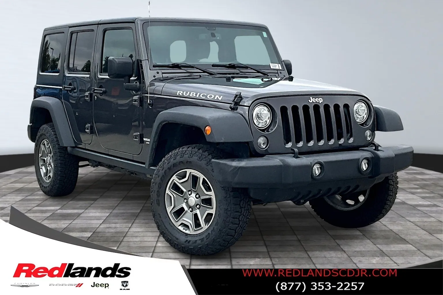 Gray 2017 Jeep Wrangler Unlimited Rubicon for sale in Redlands, CA
