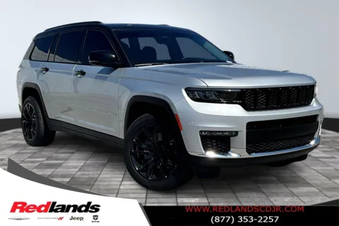 Silver 2022 Jeep Grand Cherokee L Limited for sale in Redlands, CA