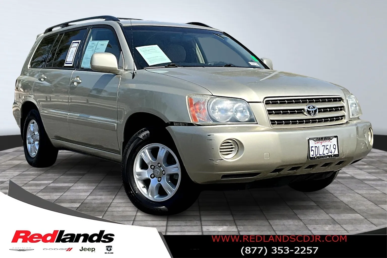 2003 Toyota Highlander V6 for sale in Redlands, CA