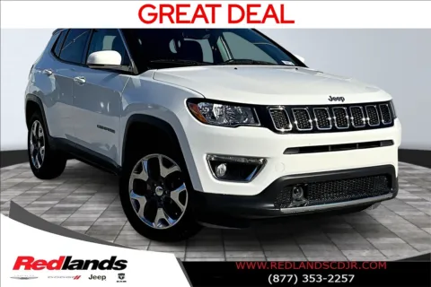 White 2021 Jeep Compass Limited for sale in Redlands, CA