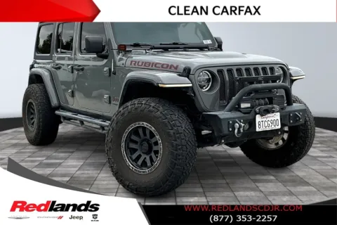 Gray 2020 Jeep Wrangler Unlimited Rubicon for sale in Redlands, CA