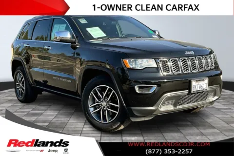 Black 2018 Jeep Grand Cherokee Limited for sale in Redlands, CA