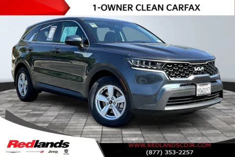 Gray 2022 Kia Sorento LX for sale in Redlands, CA