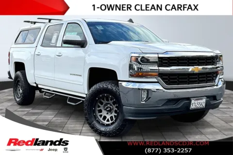 White 2017 Chevrolet Silverado 1500 LT for sale in Redlands, CA