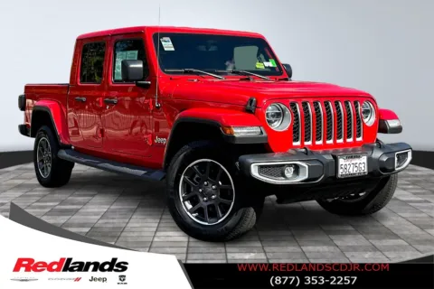 Red 2021 Jeep Gladiator Overland for sale in Redlands, CA