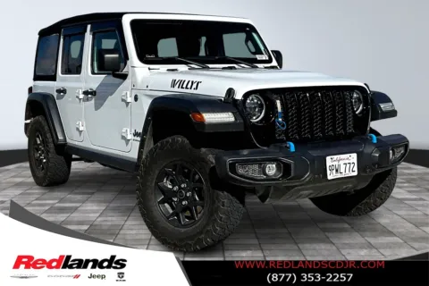 White 2024 Jeep Wrangler Willys 4xe for sale in Redlands, CA