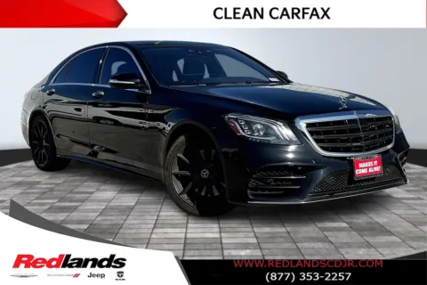Black 2018 Mercedes-Benz S-Class S 450 for sale in Redlands, CA