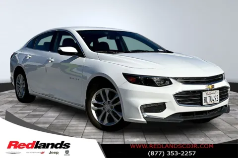 White 2018 Chevrolet Malibu LT for sale in Redlands, CA