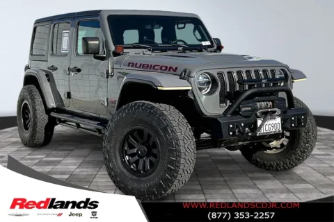 Gray 2020 Jeep Wrangler Unlimited Rubicon for sale in Redlands, CA